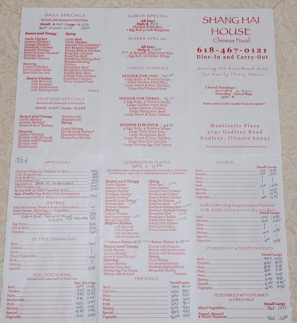 Shang Hai House Chinese Food